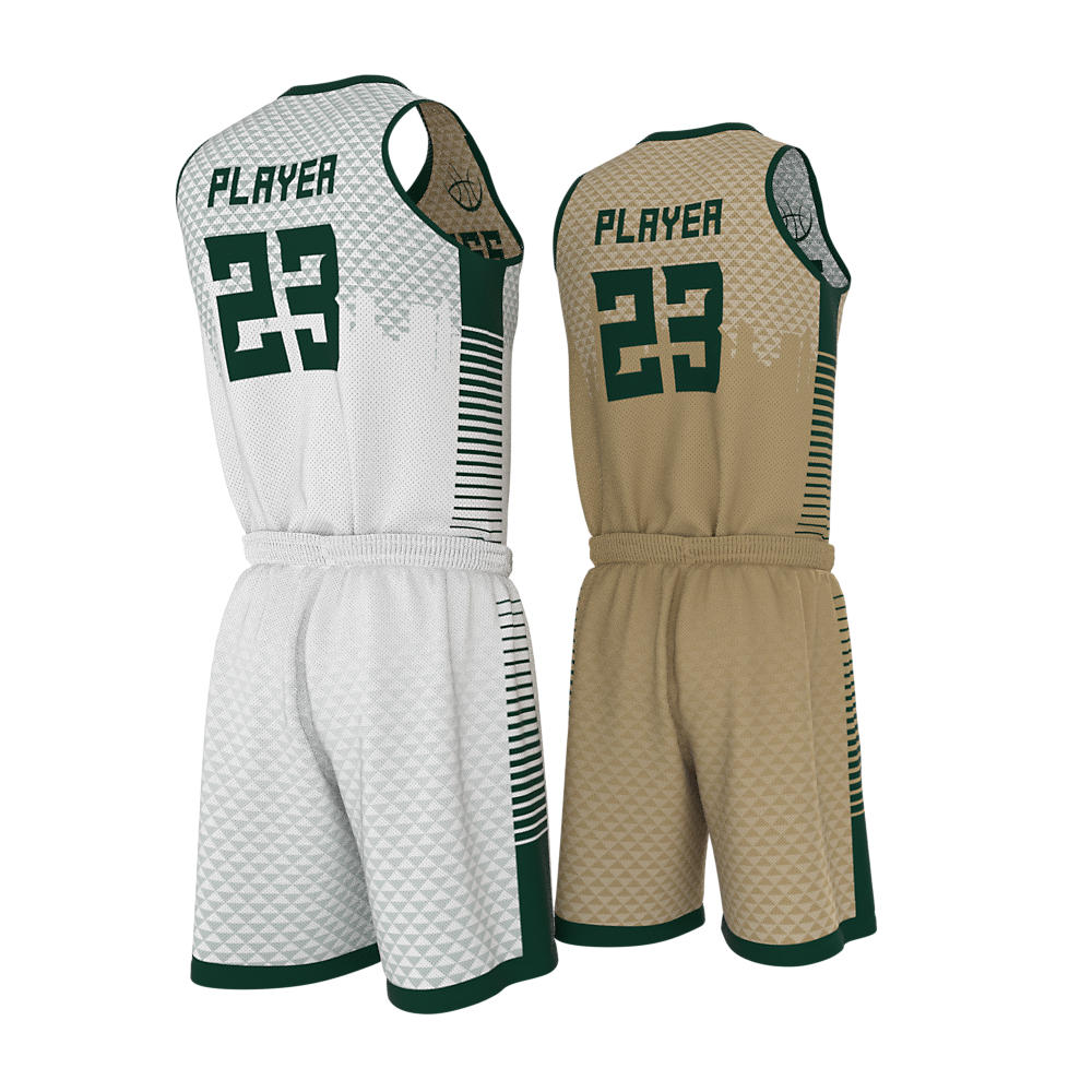 Basketball Uniform Design 6 – Back View